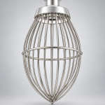 Batedor globo com anel em aço inoxidável 304/316l para massas leves