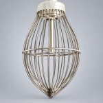 Batedor globo com reforço interno em aço inoxidável 304/316l para massas leves