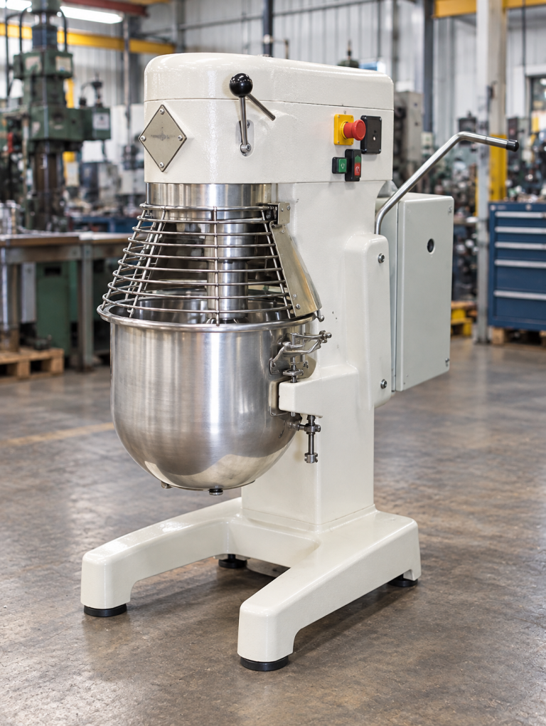 20 LA – Batedeira planetária marca Amadio, com capacidade para 20 litros, mod. 20 LA.